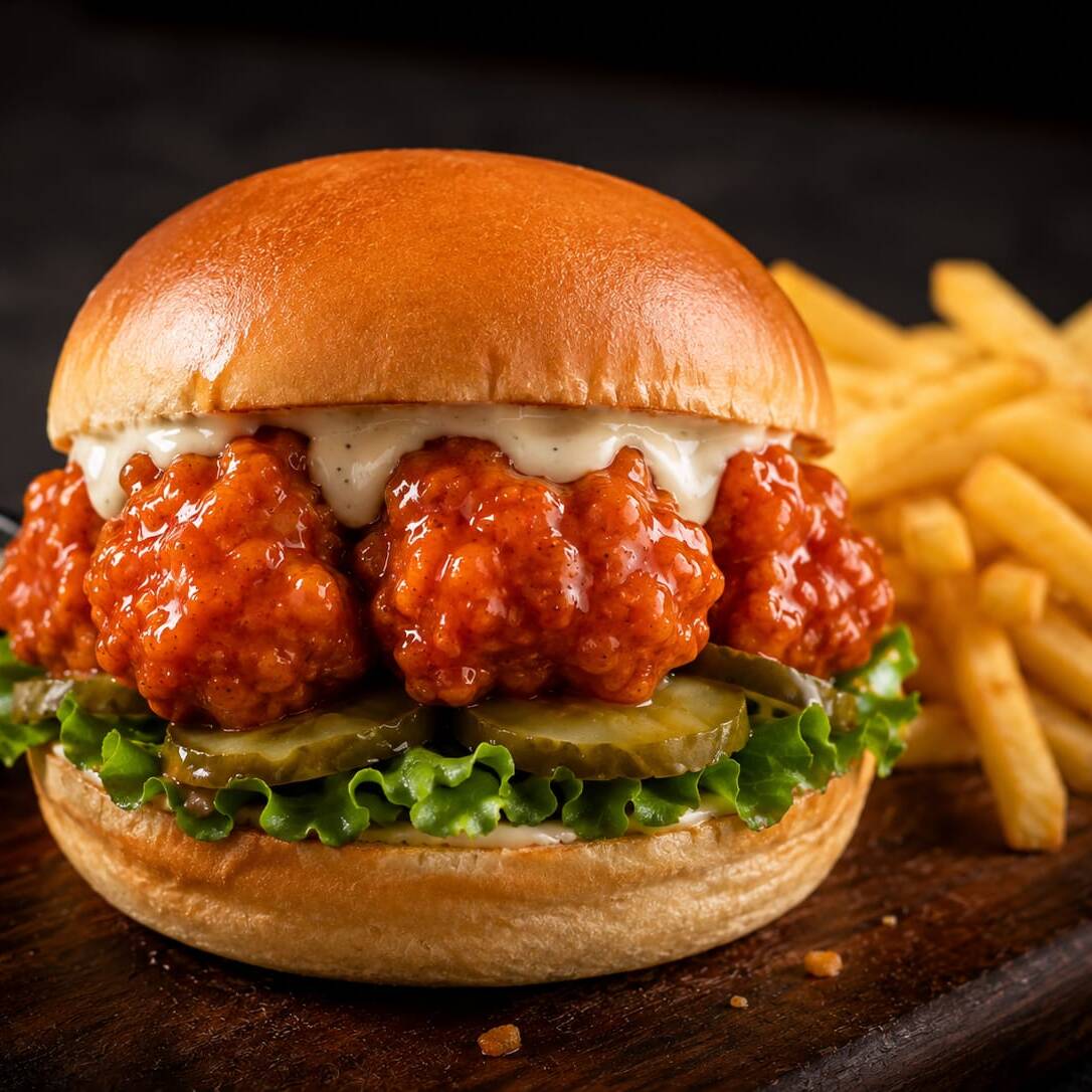 Hamburguesa con papas