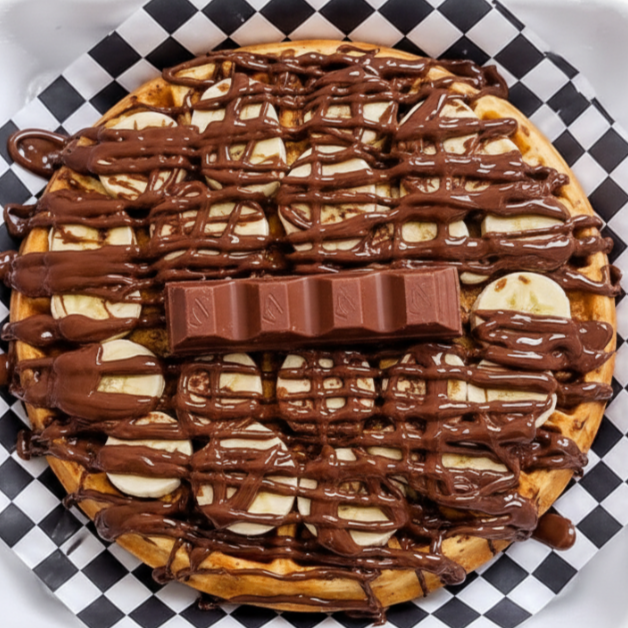 Waffle Choco Plátano