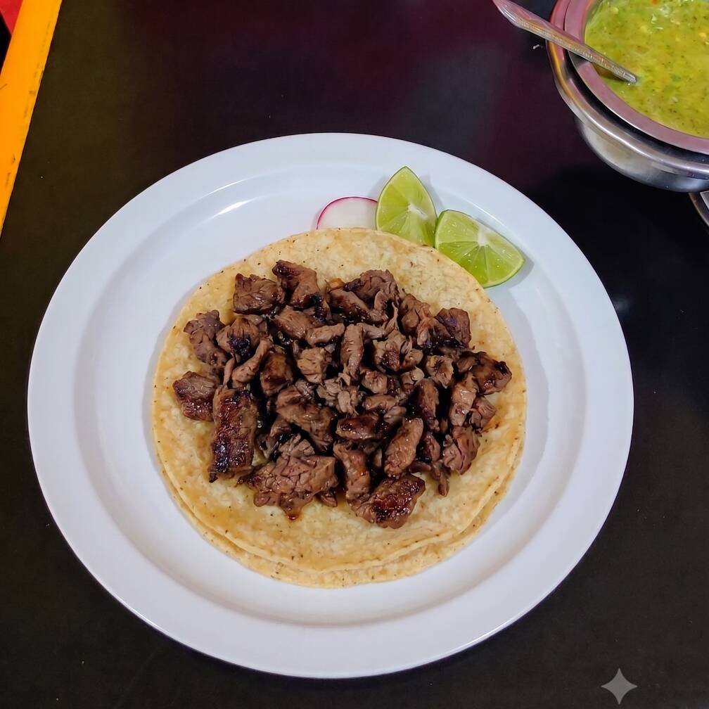 Taco de Bistec 1 pza