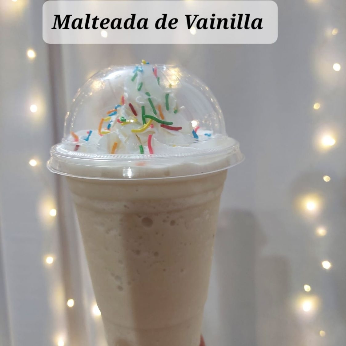 Malteada de vainilla