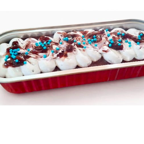 Pastelito Frío de 3 Leches con MERMELADA ZARZAMORA