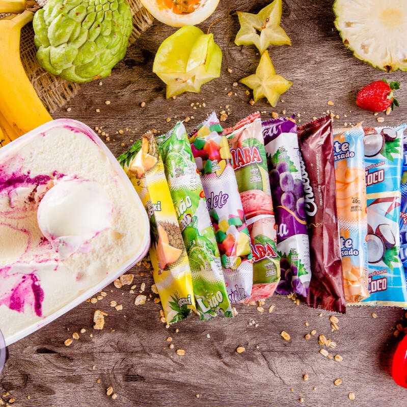 Escolha 1 pote de sorvete de 2 litros e enviamos mais 10 picolé sortidos.