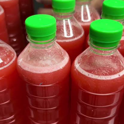 Agua fresa limón