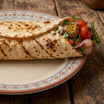 Shawarma Arabe de falafel JUMBO