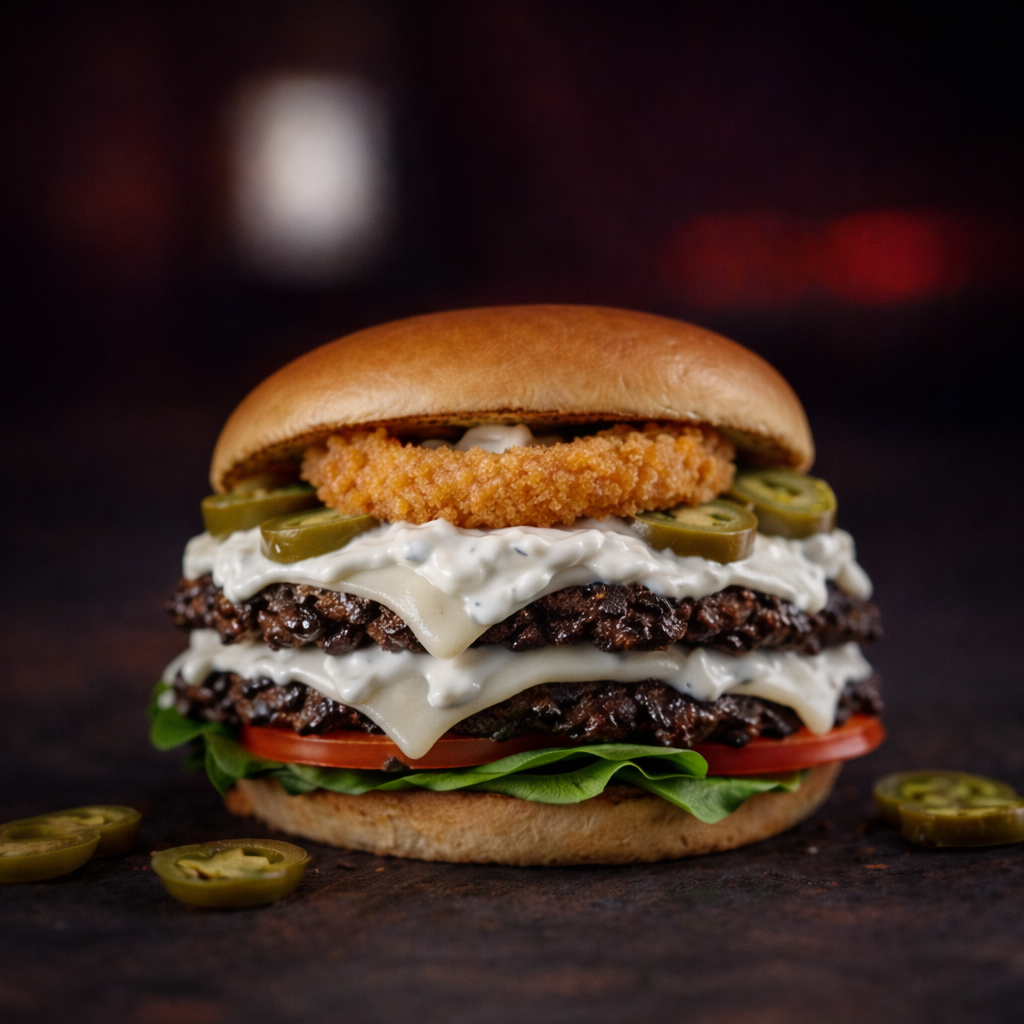 Ranch burger 🌶️