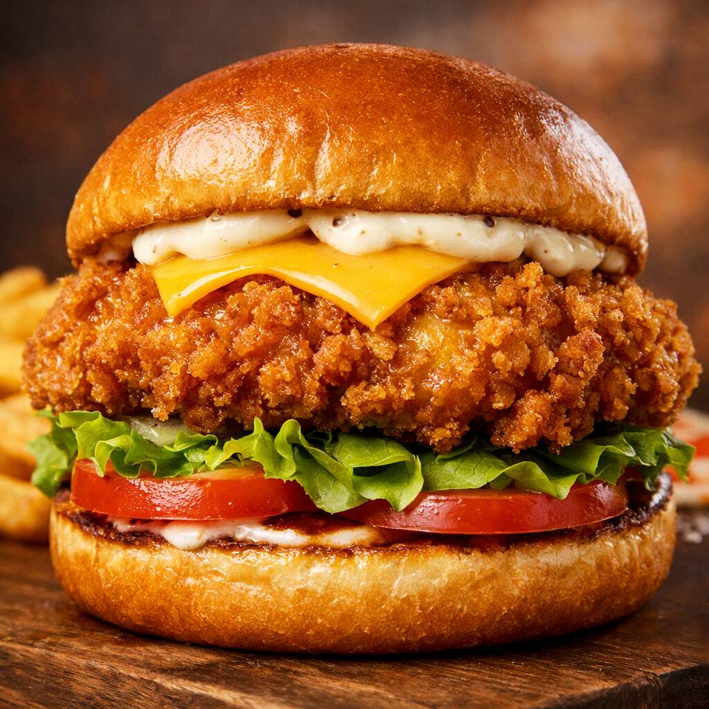 Hamburguesa Pollo Crispy