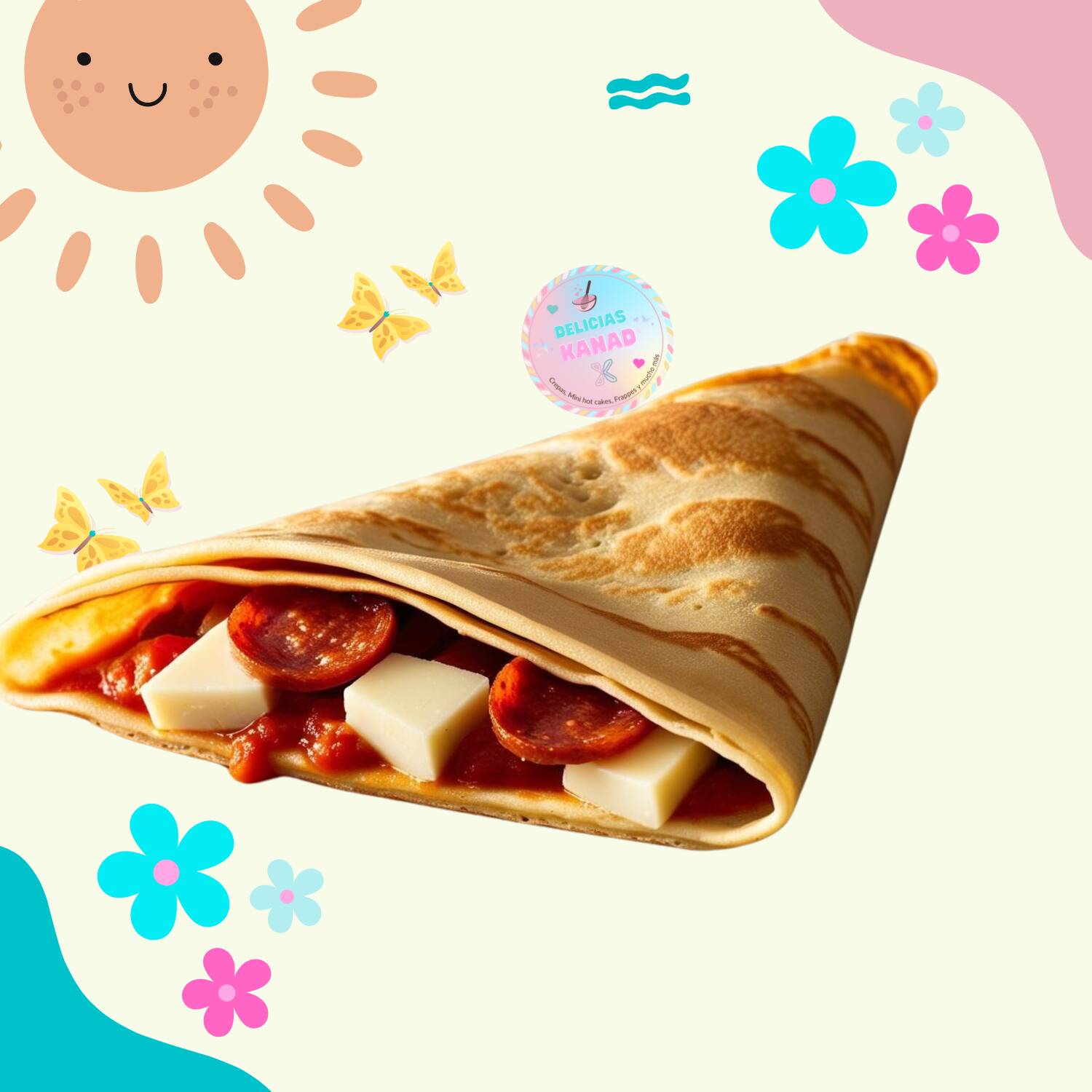 Kanad Crepizza de Peperoni