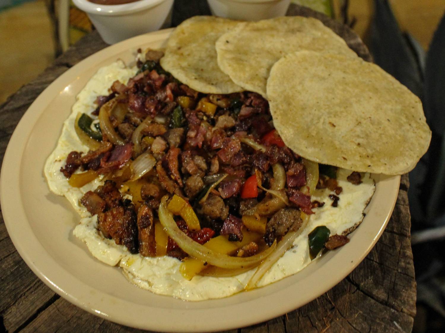 Alambre de Sirloin con queso