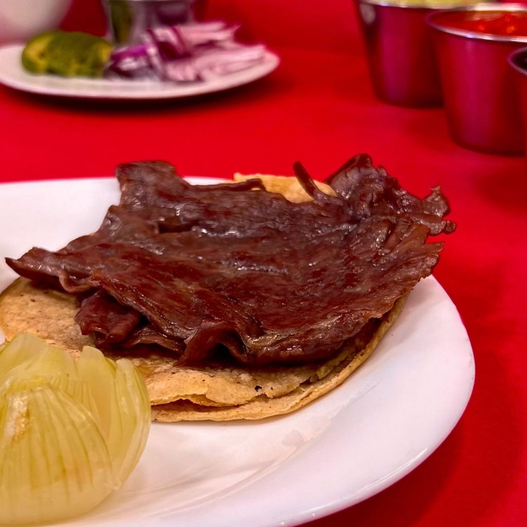 TACO DE CECINA DE RES