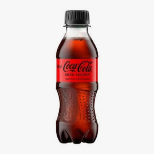 Coca cola zero açúcar bem geladinha para acompanhar seu doce .