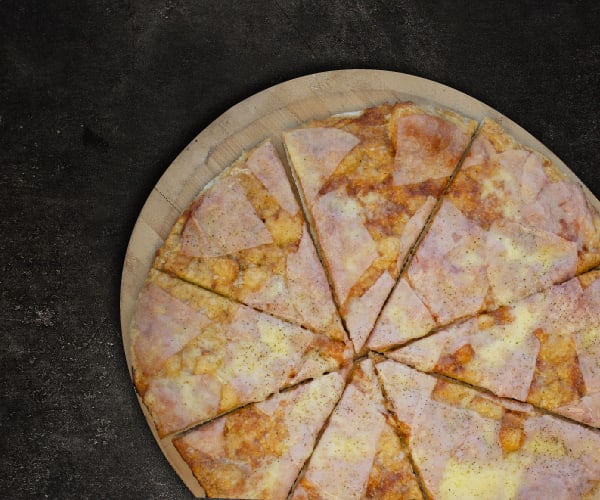 Pizza de jamón