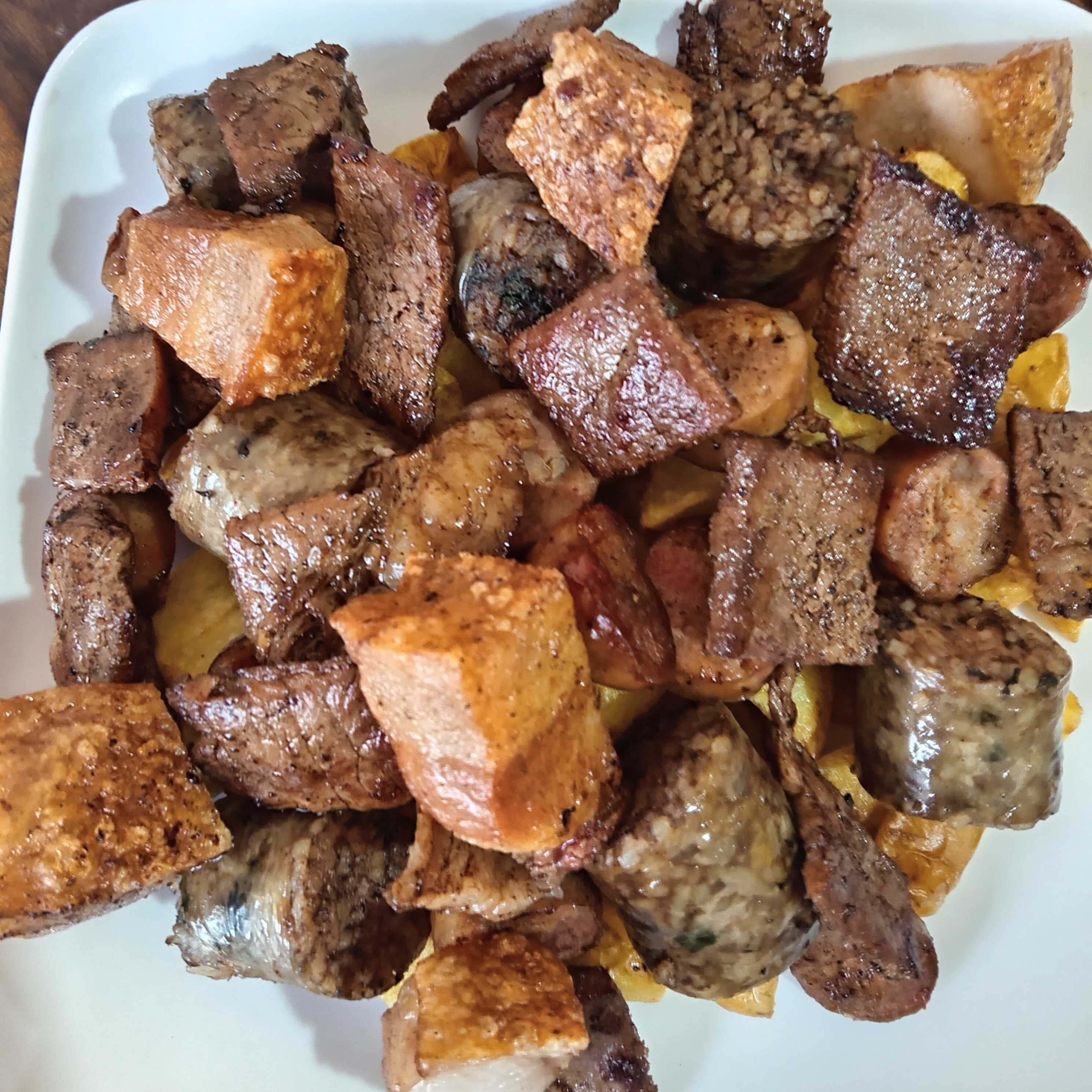 Chorizo, Rellena, Carne, Chicharron