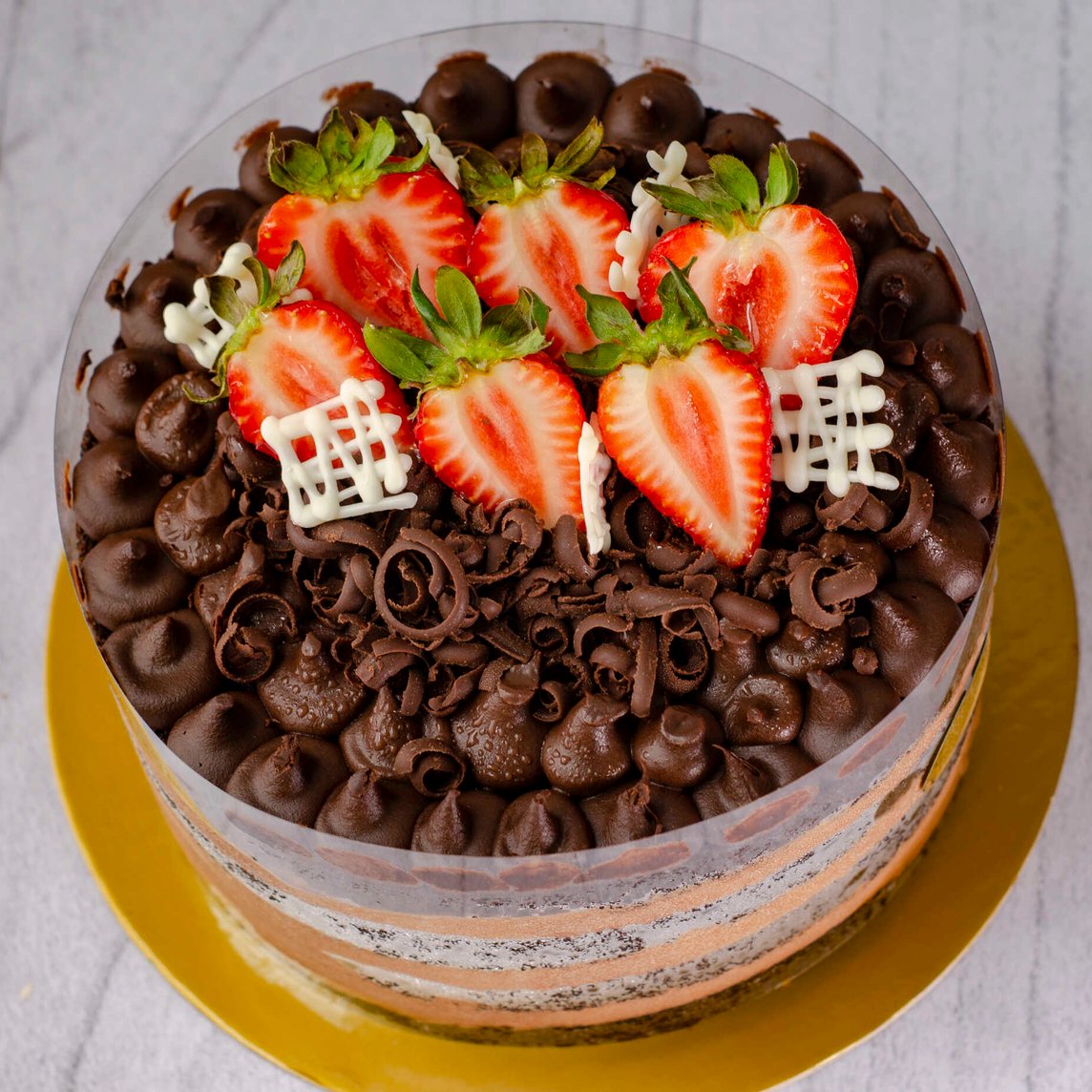 Naked Cake de Chocolate