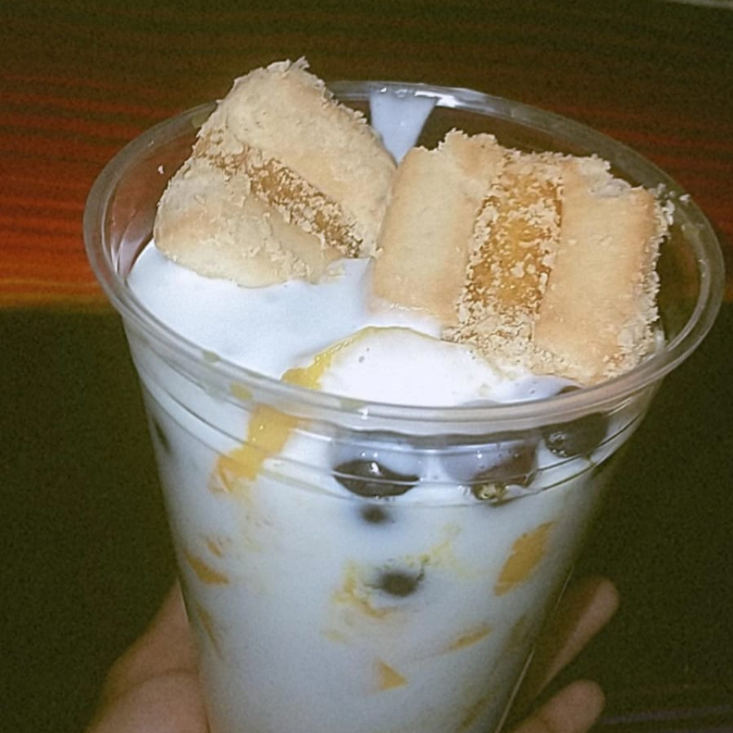 Uvas con crema