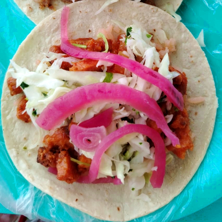 Taco de Chicharrón Prensado