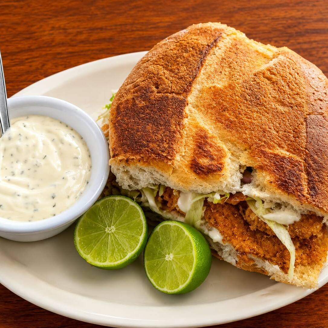 Torta de Camarón Empanizado