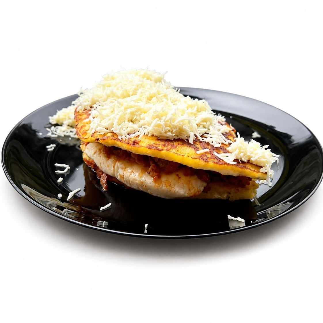 Cachapa de Pollo y Queso de Mano