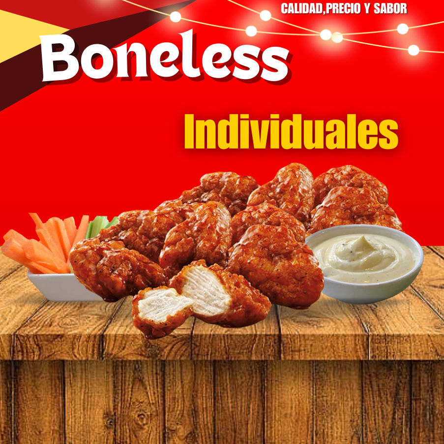 10 Boneless (Individuales)