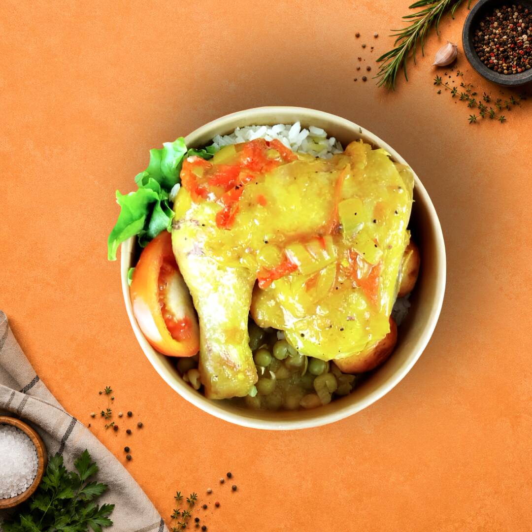 Bowl Almuerzo con Pollo Sudado