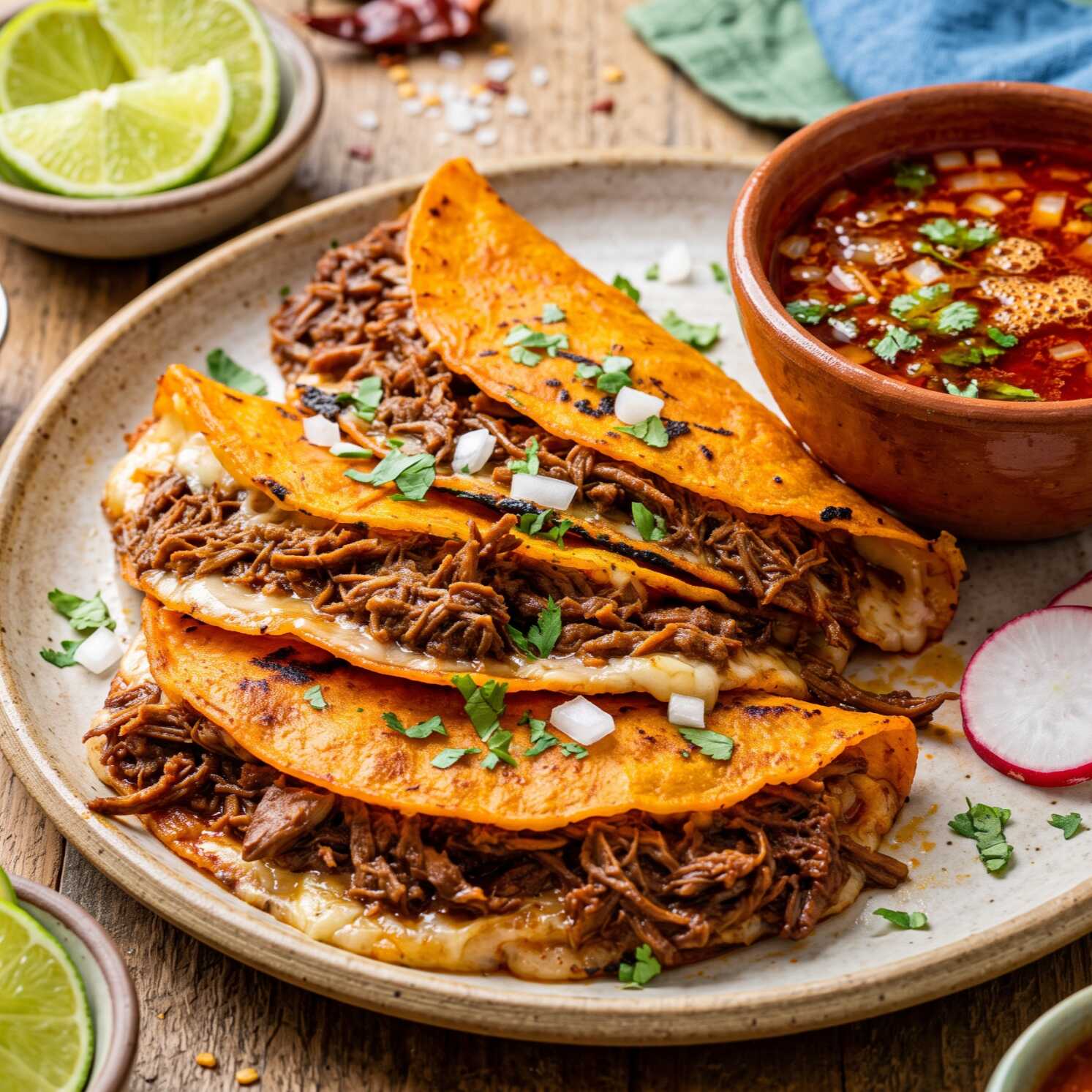Combo 4 tacos + Consome + Agua