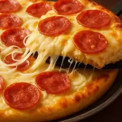 PIZZA G CALABRESA, CEBOLA E ORÉGANO