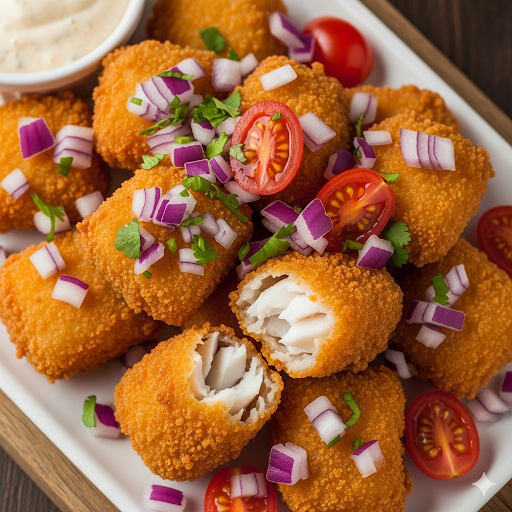 400g de cação crocante e suculento. (Imagem meramente ilustrativa)