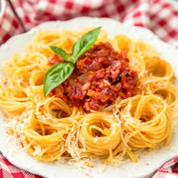 Fetuccini a la Bolognesa