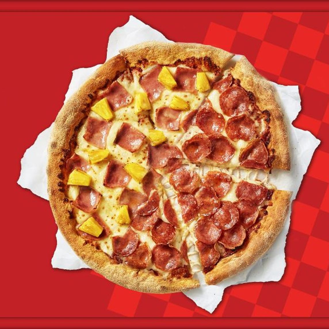 Pizza por Mitades Mediana