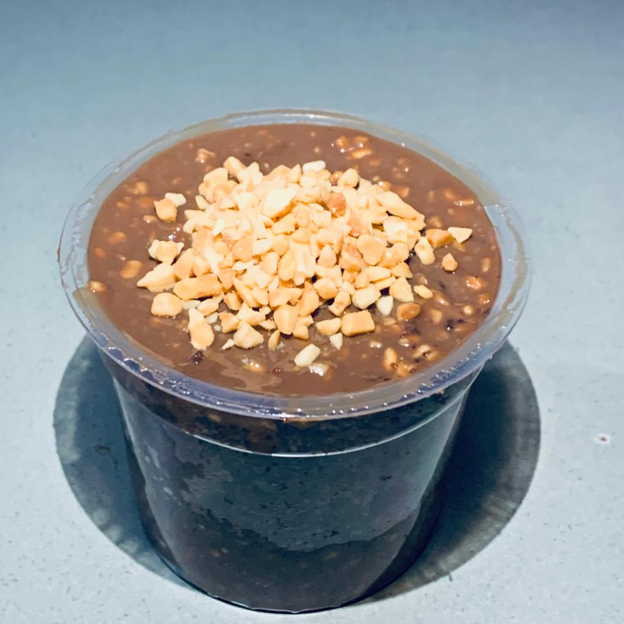 BOLO POTE 150gr, brigadeiro com amendoim