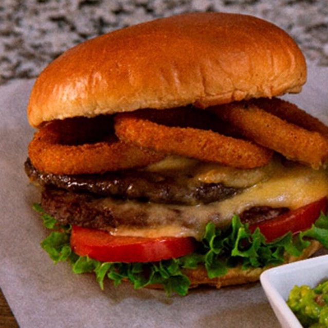 Monster Burger con Papas