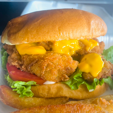 Chicken Burger🍔🍟🍗🐔