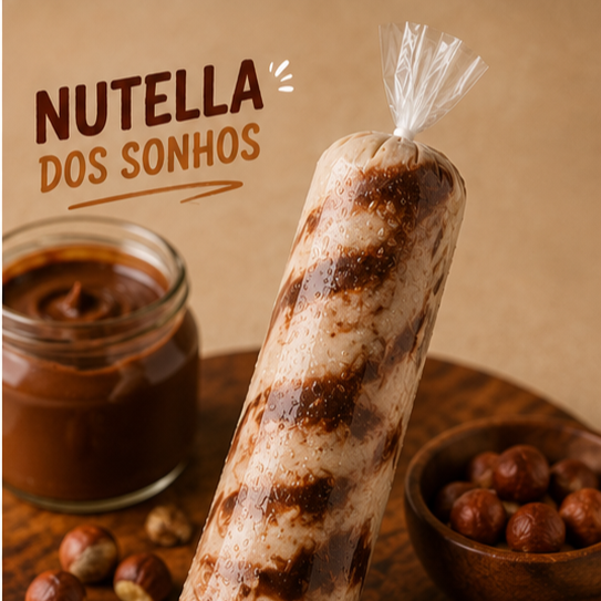 SUPERCREMOSO E IRRESISTÍVEL, COM SABOR MARCANTE E DELICIOSO DE NUTELLA. UMA COMBINAÇÃO PERFEITA PARA QUEM AMA CHOCOLATE E NÃO RESISTE A UMA BOA DOSE DE CREMOSIDADE!