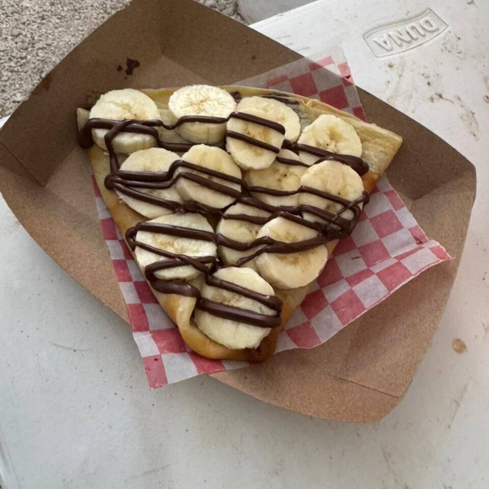 Crepa de Nutella con platano