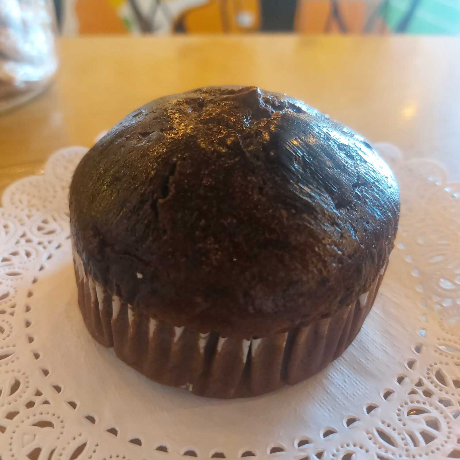Moffín de Chocolate con Trozos de Chocolate