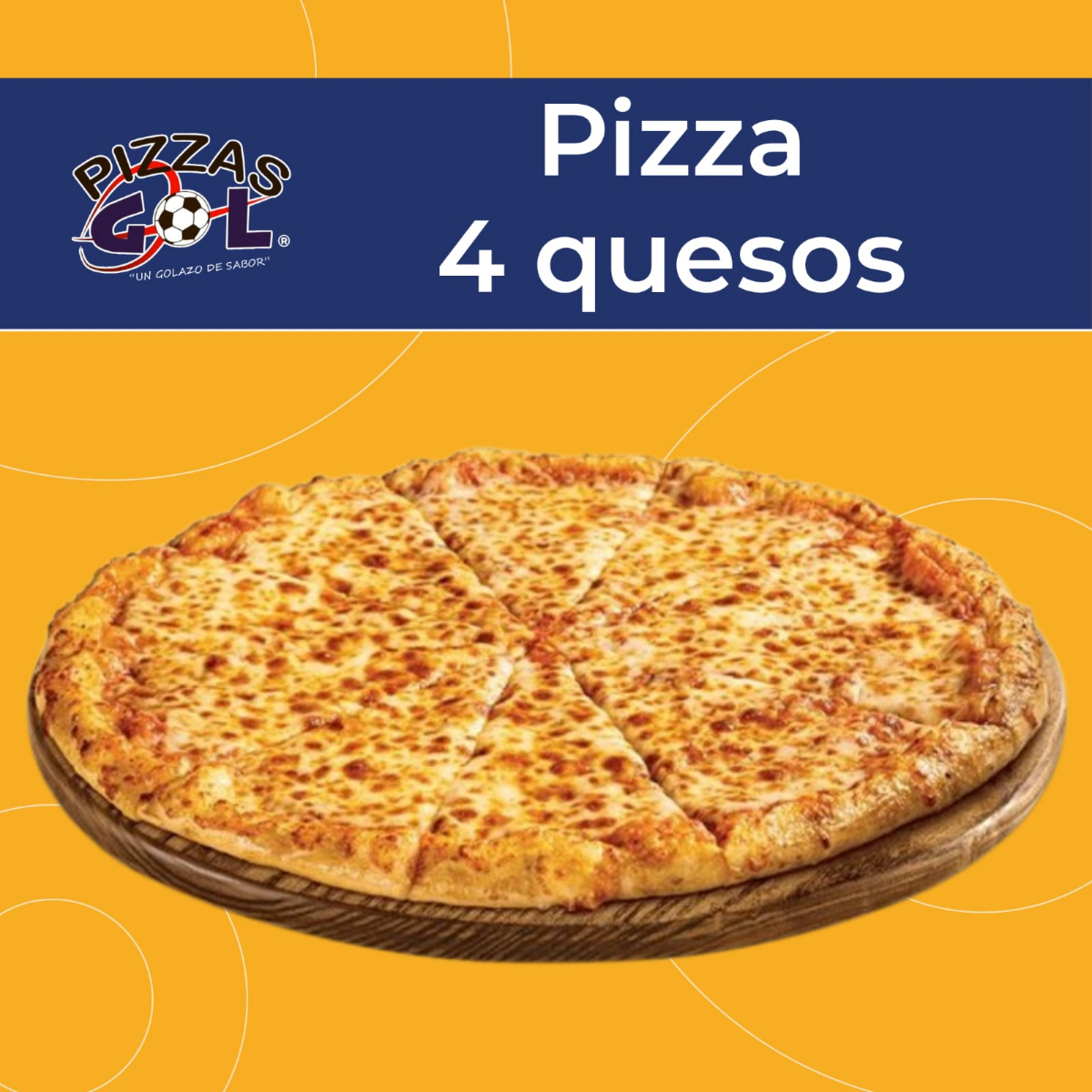 Pizza Familiar 4 Quesos