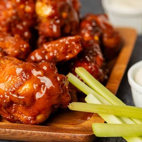 Alitas mango habanero gourmet
