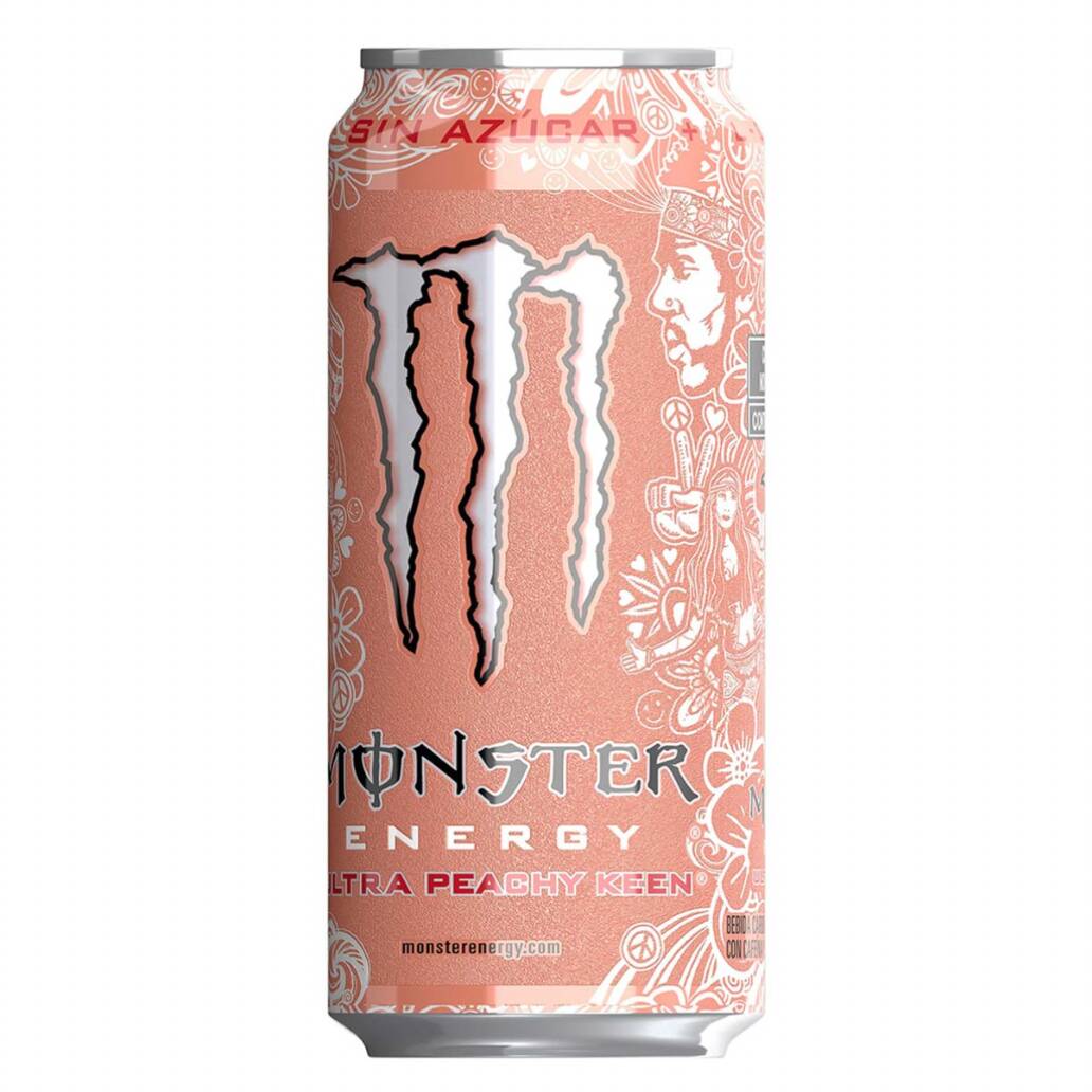 Monster durazno sin azúcar 473ml