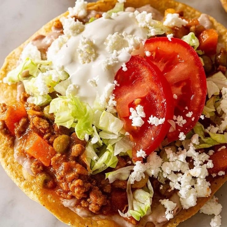 Tostadas de Picadillo