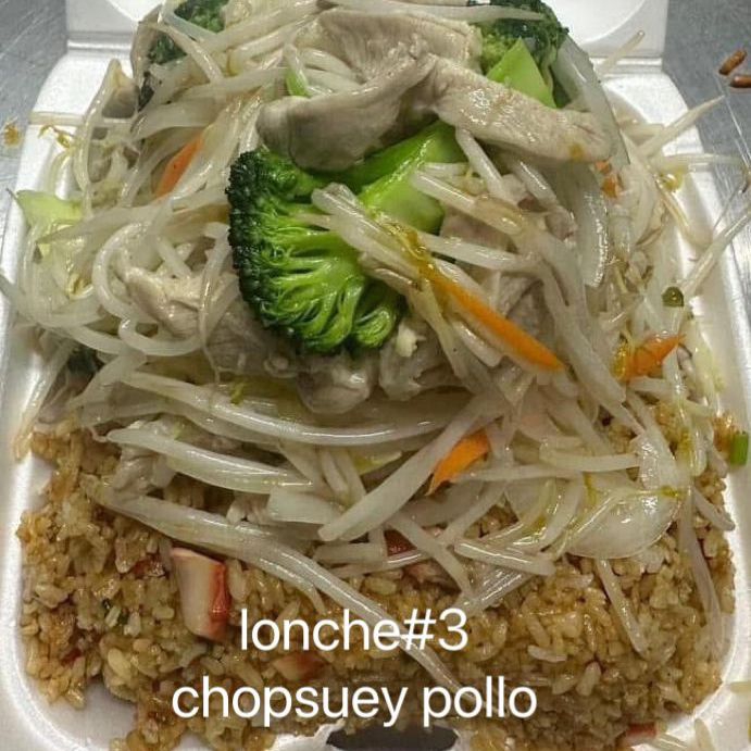Lonche N° 3 Chopsuey Pollo
