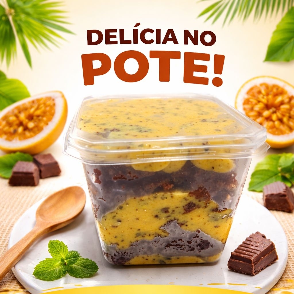 Bolo de chocolate suave , com delicioso brigadeiro cremoso de maracujá