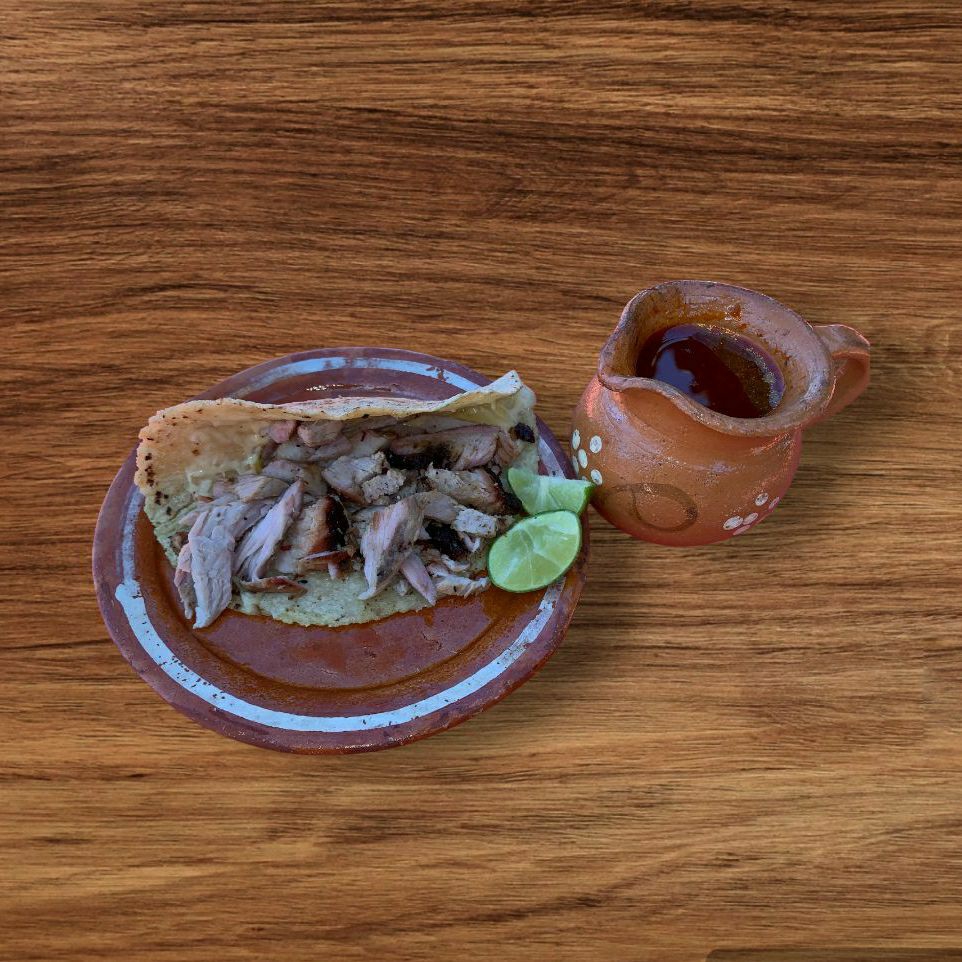 Quesadilla de Maiz de Lechon