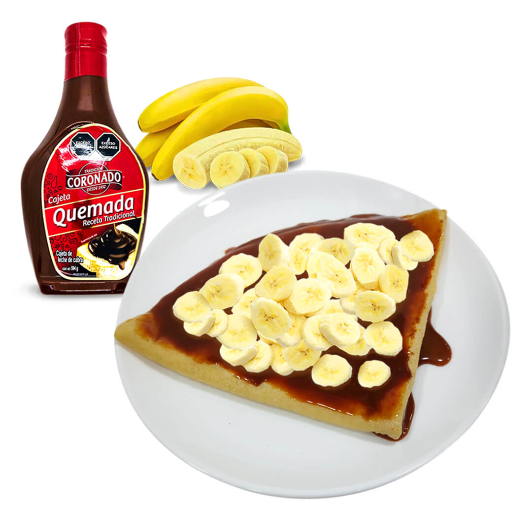 Combinada De Cajeta Con Plátano