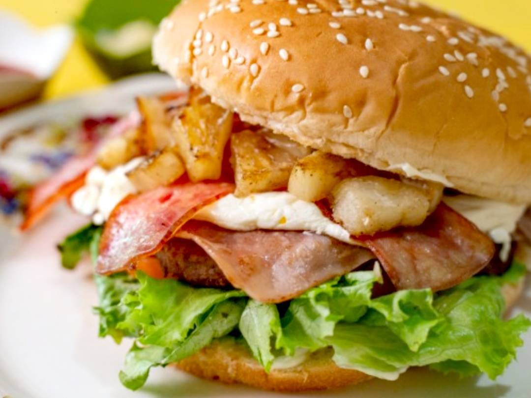 Hamburguesa de Arrachera Hawaiana