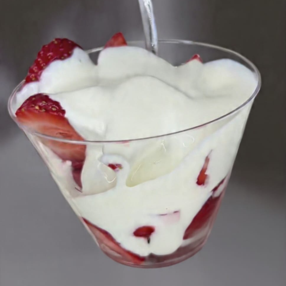 Combo Mini Fresas con Crema