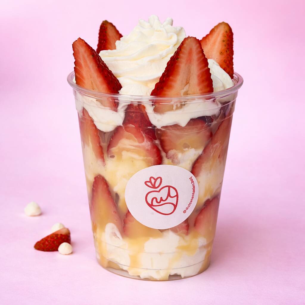 Fresas con Crema 16 oz