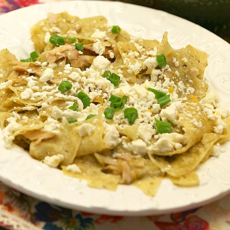 Chilaquiles Suizos Verdes