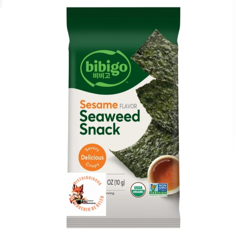 Alga con sabor a wasabi