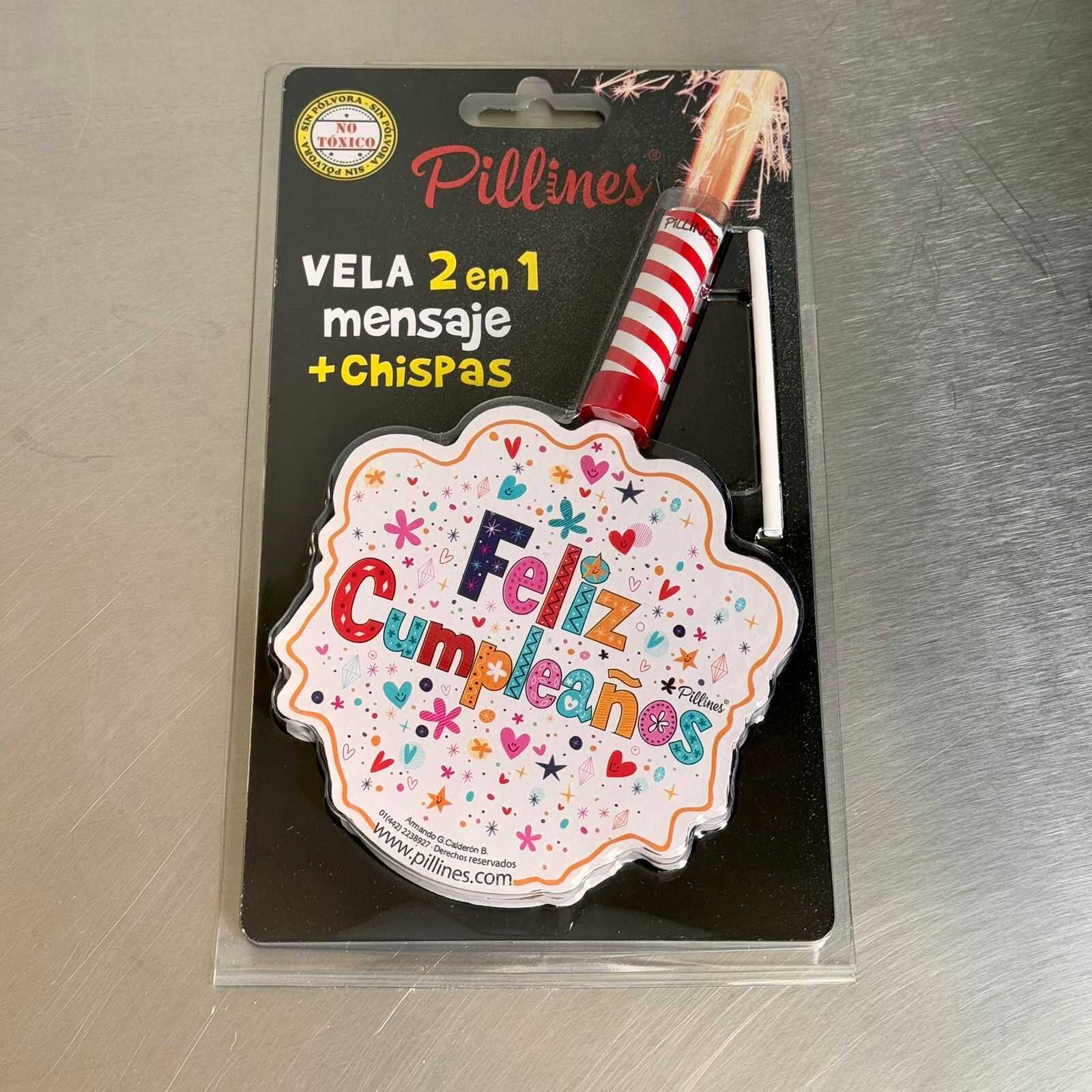 Vela Feliz Cumpleaños Corazones Y Estrellas