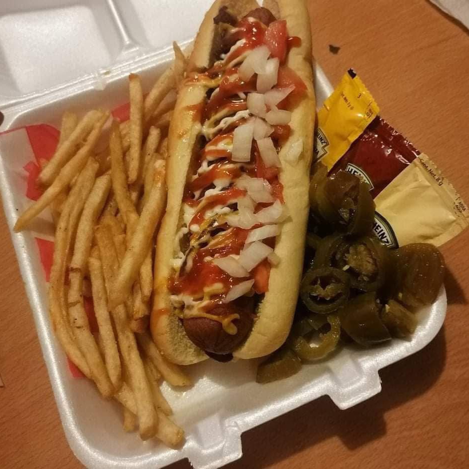 Hot Dog C Papas a la Francesa
