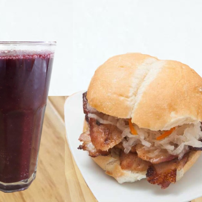 Combo Sanguche Chanchito Oriental + Chicha Morada